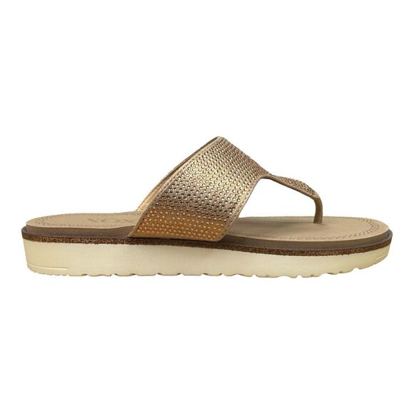 XOXO Dorcie Sandals - Rose Gold Rhinestones - Size 7 - Picture 1 of 9